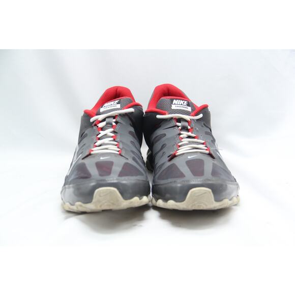 Nike Reax 8 TR Running Shoes Men’s Size 15 Gray Red Training Sneakers 621716-013 - Picture 4 of 7